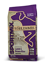 12公斤 Sportmix Wholesomes Lamb & Brown Rice 天然羊肉糙米狗糧, 美國製造